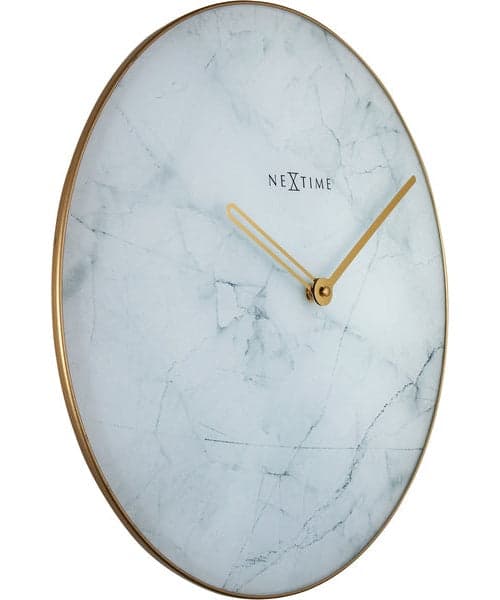 NeXtime Wall Clock 40 cm Marble NE-8189WI