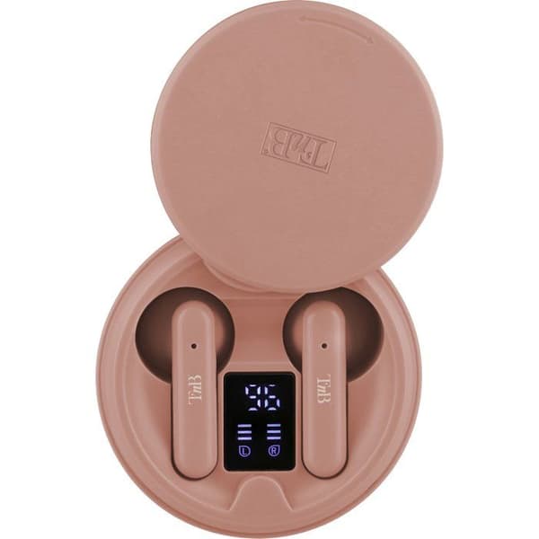 T'nb Shiny 2 TWS Wireless Earbuds - Charging Case - Bluetooth - 20-Hour Battery - Pink