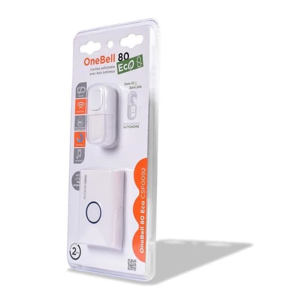 SCS SENTINEL OneBell 80 Eco - Batteryless Wireless Plug-in Chime