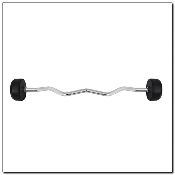 HMS GSL40 Fixed Barbell 40 kg Rubberised Handle
