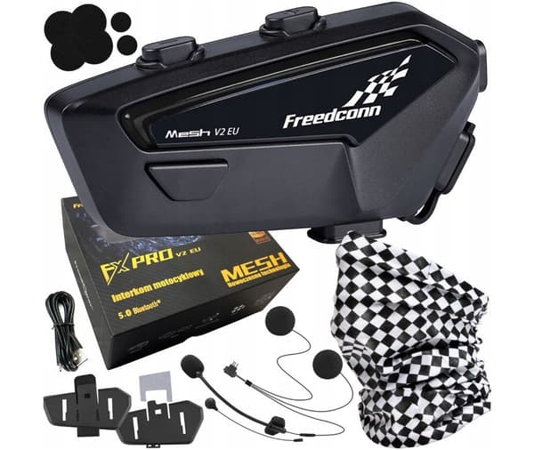 FreenConn FX Pro V2 EU MESH Motorcycle Intercom