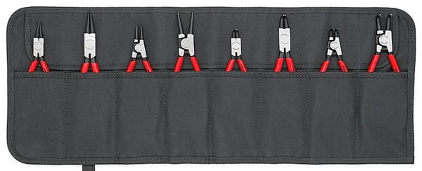 KNIPEX Tool Bag with 8 Circlip Pliers V01