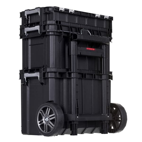Keter 238273 - Rolling Toolbox Set - Durable Black Storage Solution