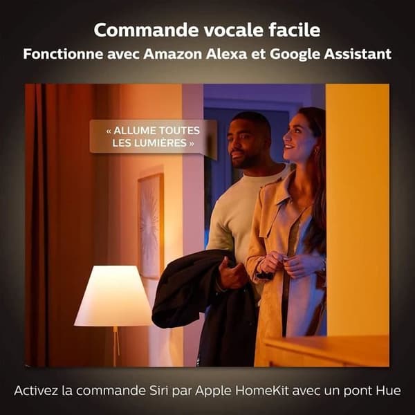 Philips Hue White & Color Ambiance Iris Bulb, Bluetooth Compatible, White