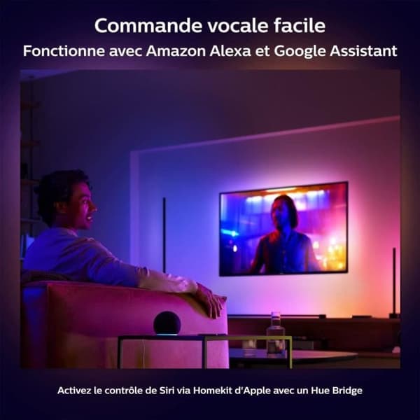 Philips Hue White and Color Ambiance Table Lamp, Gradient Signe White