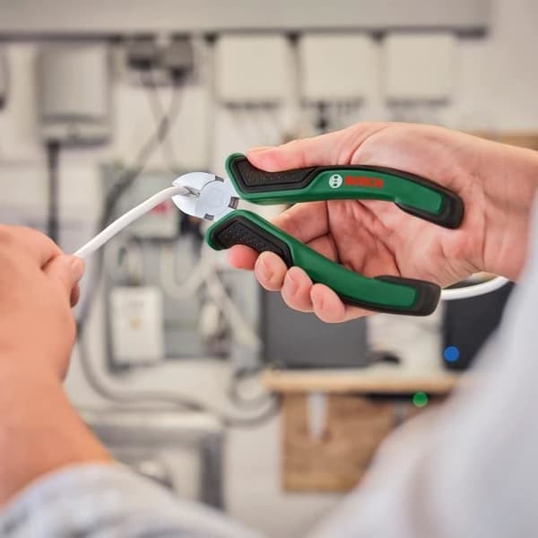 Bosch 3-Piece Plier Set - Universal, Long Nose, Diagonal Cutting
