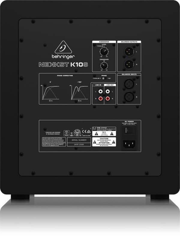 Behringer K10S Black Active Subwoofer
