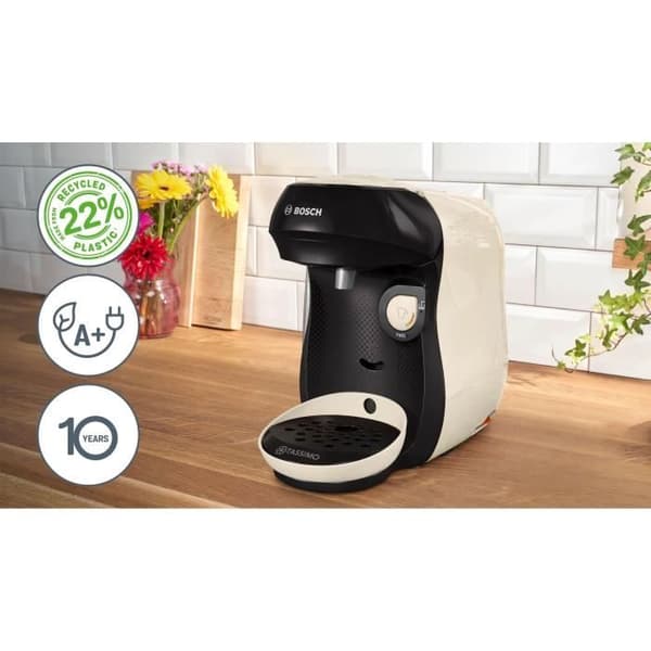 BOSCH Multi-Beverage Coffee Machine - TASSIMO T10 Happy Vanilla - 1400 W