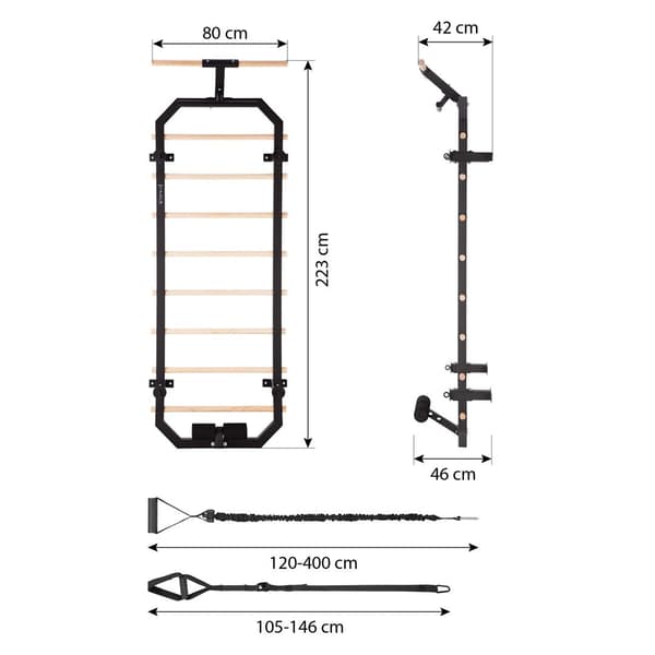 HMS DW2708 Multifunctional Gymnastic Ladder