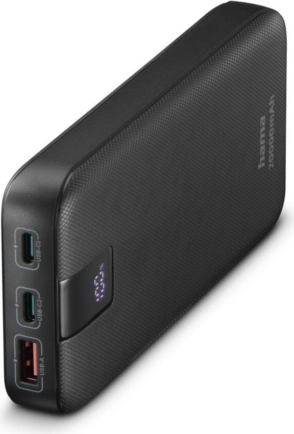 Hama Power Pack PD 20 20000mAh 2x USB-C USB-A Fast charging Anthracite