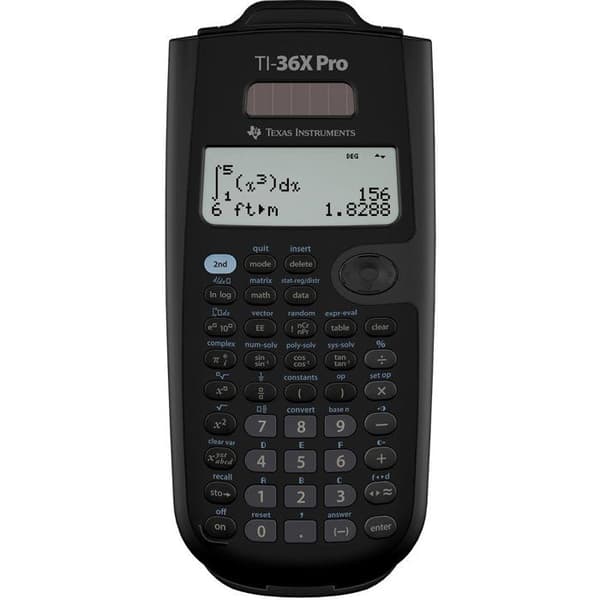 TEXAS INSTRUMENTS Scientific Calculator TI-36 X PRO - Black