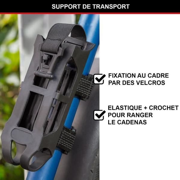 Master Lock Combination Bike Lock - 8336EURDPRO - Hardened Steel, Programmable