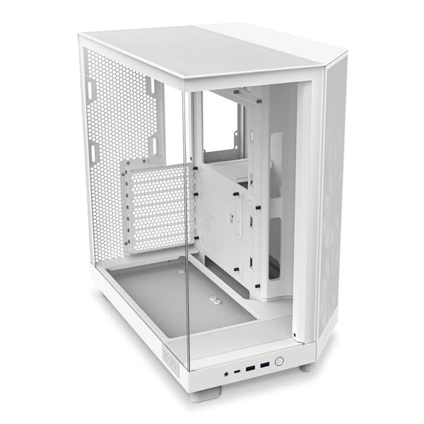 NZXT H6 Flow Midi Tower Case White - CC-H61FW-01