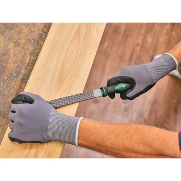 Bosch Set of 5 Files - Round/Half-Round/Flat/Triangular/Square