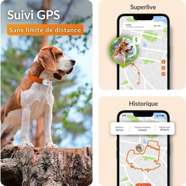 Weenect XS GPS Tracker for Dogs - White Edition 2023