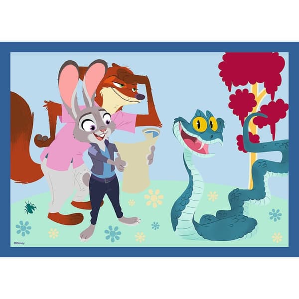 Trefl Disney Zootropolis 4-in-1 Puzzle 35-70 Pieces