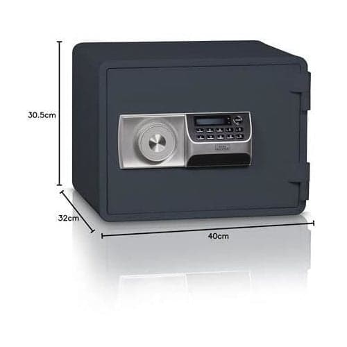 BURG WACHTER Fireproof Safe - FP 44 E - Certified 60 min, Code Opening, A4 Format