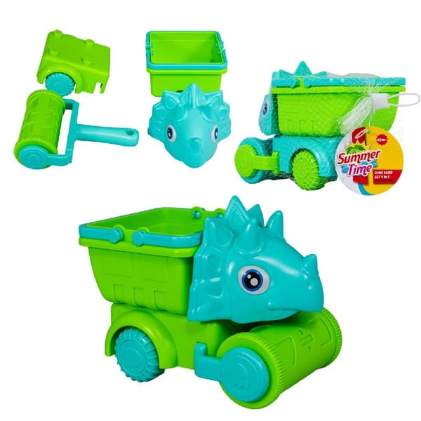 Summertime Dino Sand Set 4-in-1 Various Colors