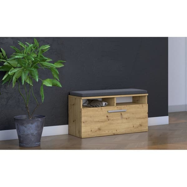 Topeshop RIVA Shoe Cabinet Closed Artisan Oak