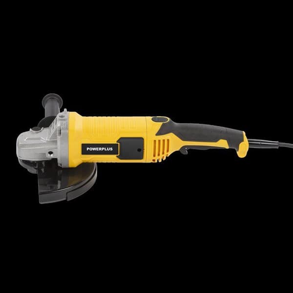 POWERPLUS Angle Grinder - POWX0606 - 2400 W - 230 mm Diameter Sanding Disc - Adjustable Auxiliary Handle
