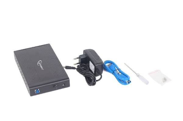 Gembird EE3-U3S-3 HDD Enclosure Black 3.5"