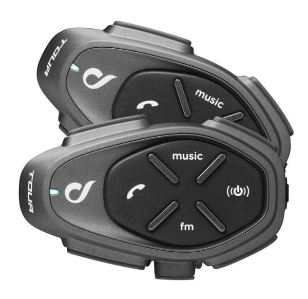 Interphone TOUR HD Motorbike Intercom 1500 m 2 pcs Black