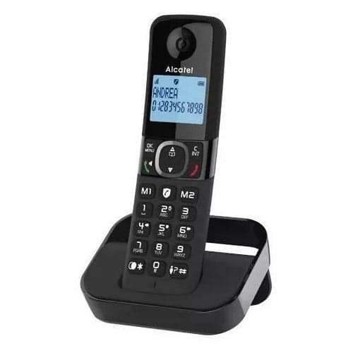 ALCATEL Cordless Phone F860 Voice Duo Black - Call Blocking Function