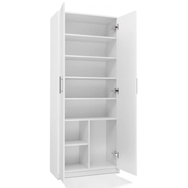 Filing Cabinet OLIV 2D 74x35x180 cm White