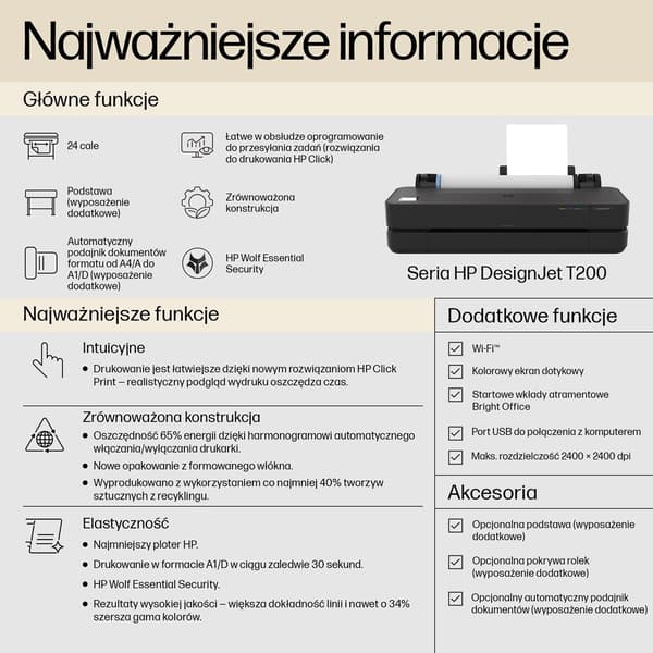 HP DesignJet T230 24 Plotter 5HB07D