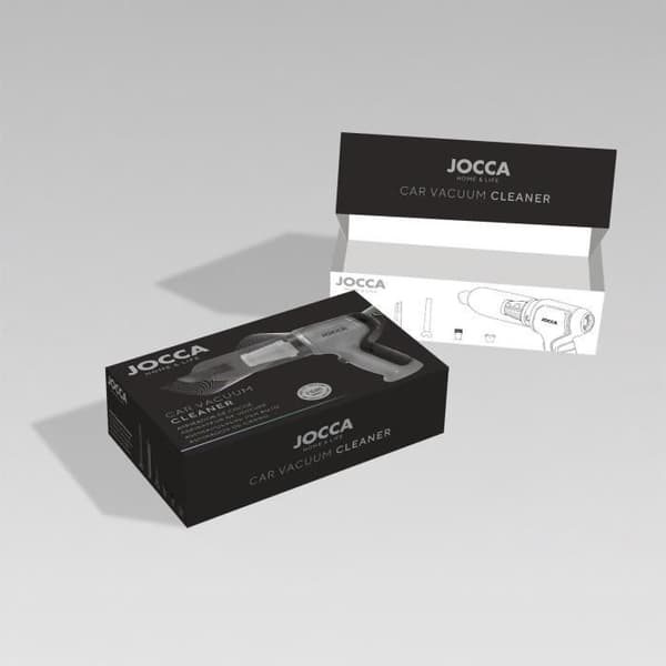 JOCCA Car Vacuum Cleaner - 2000 mAh - 2 speeds - Grey