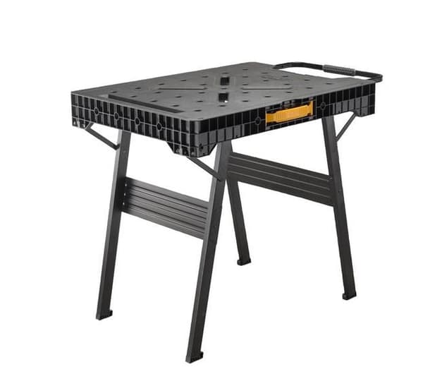Stanley FatMax Express Folding Workbench - Robust Portable Design - 85 x 60 cm Work Surface