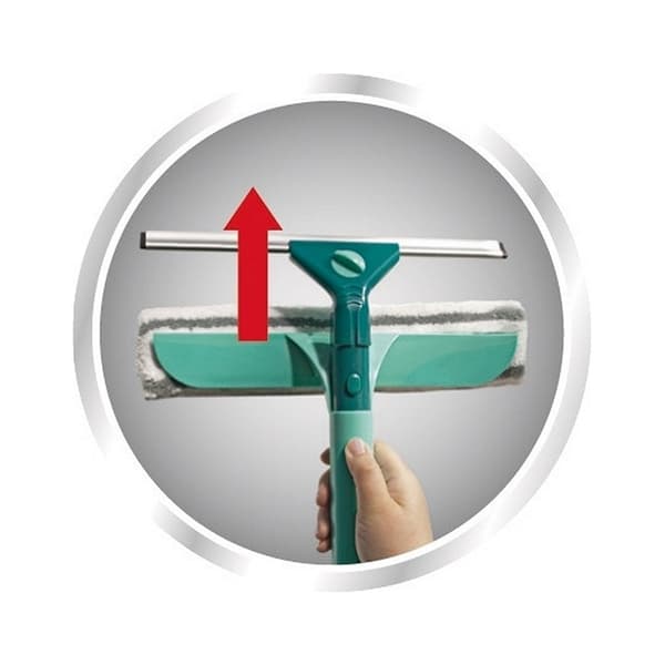 Leifheit Classic Window Wiper with Telescopic Handle - 30 cm
