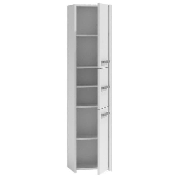 Topeshop S43 BIEL Bathroom Storage Cabinet White