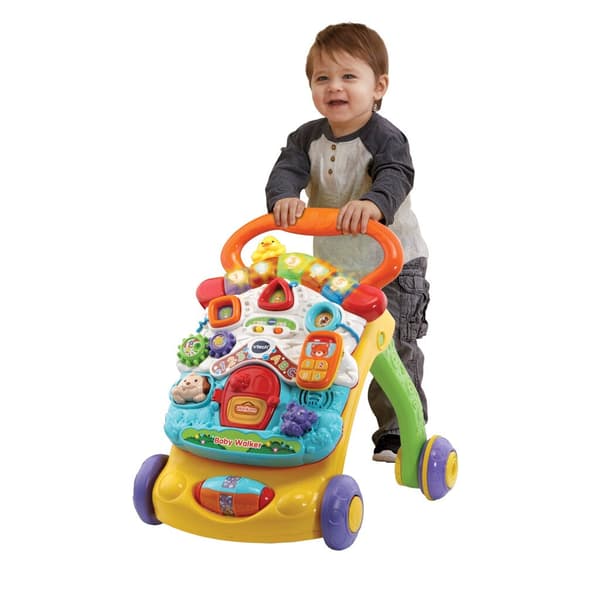 VTech Baby Walker with Light and Sound - Interactive Activity Panel - Multi-color