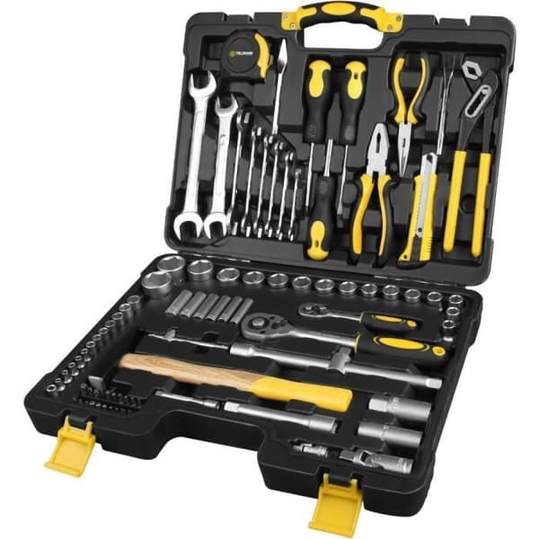 Fieldmann Tool Set - 85 Pieces - Hard Plastic Case - FDG 5005-85R