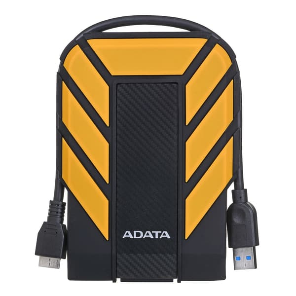 ADATA HD710 Pro External Hard Drive 1TB - Black Yellow - Micro-USB B 3.2 Gen 1