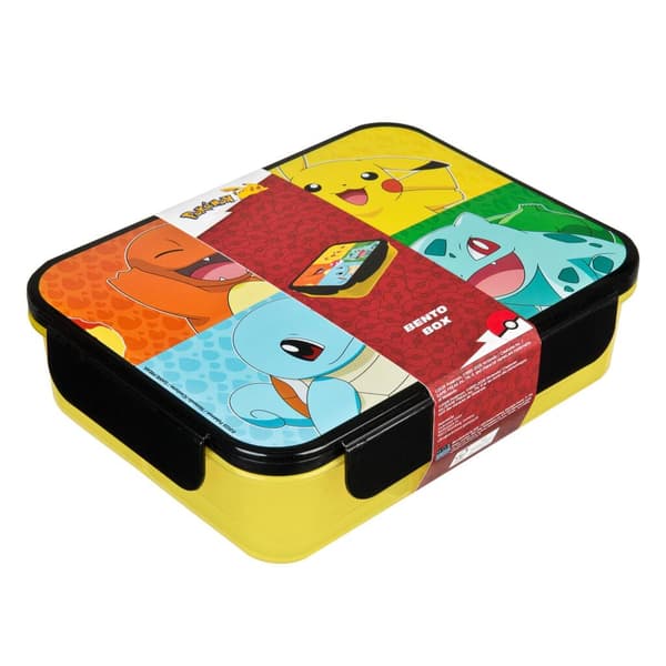 Pokémon Lunchbox Black/Yellow with Two Compartments