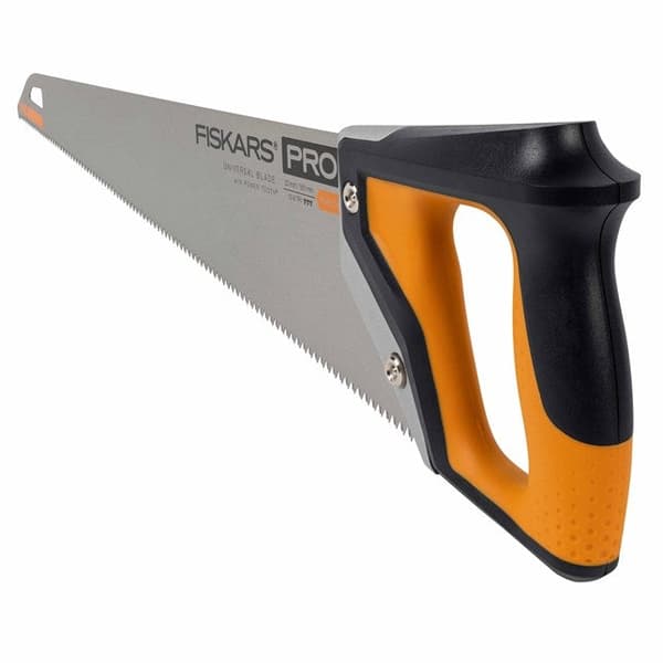 Fiskars Pro PowerTooth Hand Saw 55 cm Black Silver Yellow