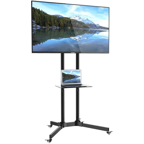 Techly Floor Trolley with Shelf Support for LCD/ LED/ Plasma 30-65 ICA-TR6