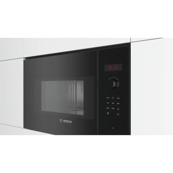 BOSCH Built-in Microwave BFL523MB1F - Black - 20 L - 7 Automatic Programs SER4