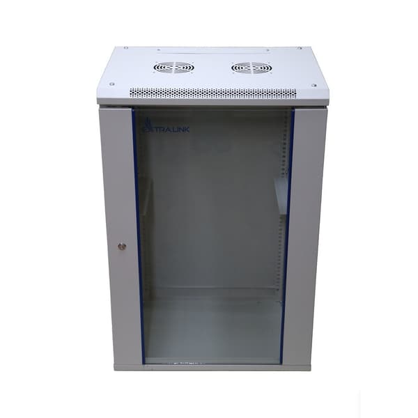 Extralink Rackmount Cabinet 18U 600x600 Gray Wall Mounted