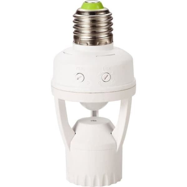 GAO E27 Socket - Motion Sensor - 360°, Adjustable Timer, LED/CFL Compatible