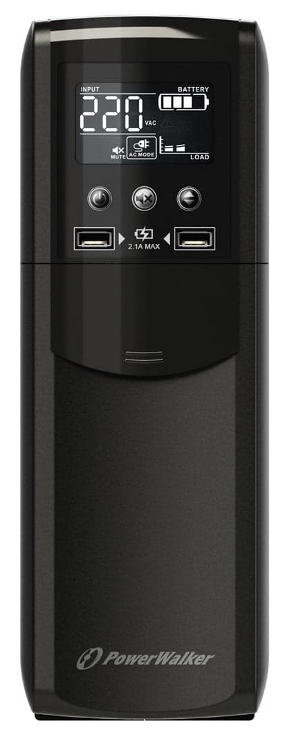 PowerWalker VI 1200 CSW Line-Interactive UPS 1.2 kVA 720 W 4 AC Outlets