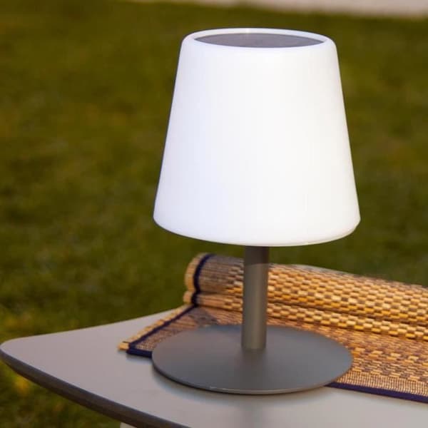 LUMISKY Solar Table Lamp - STANDY TINY SOLAR - H25 cm - Warm White and Dimmable White LED
