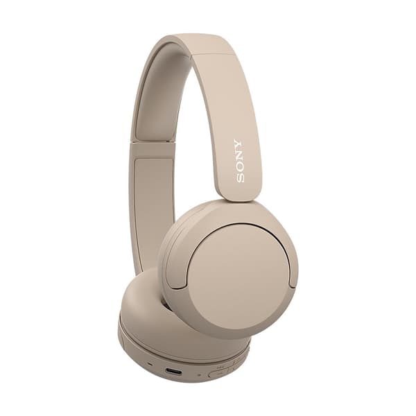 Sony WH-CH520 Wireless Headphones with Microphone - On-ear - Bluetooth - Beige
