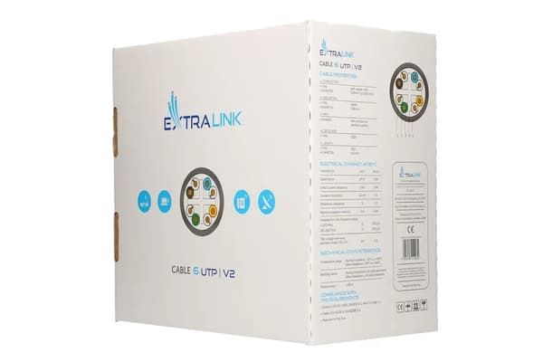 Extralink CAT6 UTP V2 Internal Twisted-Pair Network Cable 305 M