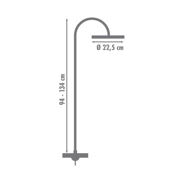 EDOUARD ROUSSEAU SUHALI 2 Shower Column with Faucet - Chrome
