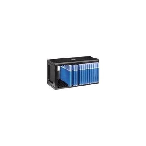 Hama CD Rack 20 - Media Shelf - Plastic - Black - 20 x CD (48010)