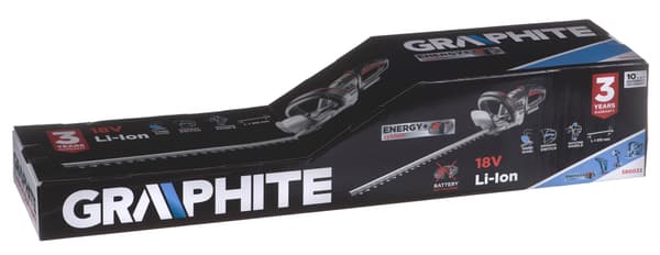 Graphite Hedge Trimmer 510 mm ENERGY+ 18V Without Battery