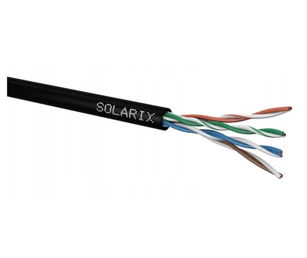 Solarix CAT5E UTP PE FC Installation Cable 305 m